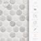 Smart Tiles Smart Tiles 8.95 in. W X 8.97 in. L Gray Glazed Vinyl Adhesive Wall Tile 4 pc SM1188G-04-QG - alternate 4